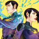 The Wonder Twins from DC Comics.
